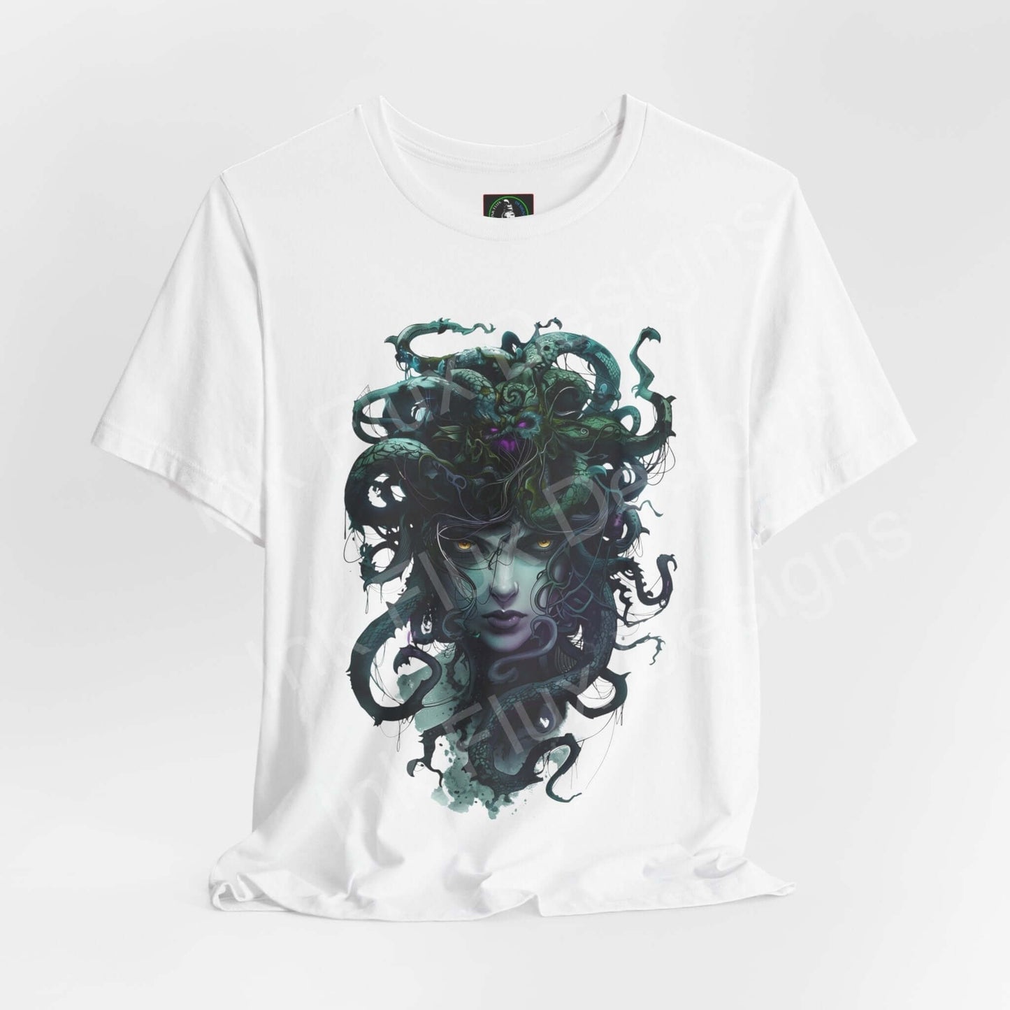 Abstract Medusa T-Shirt Graphic Tee