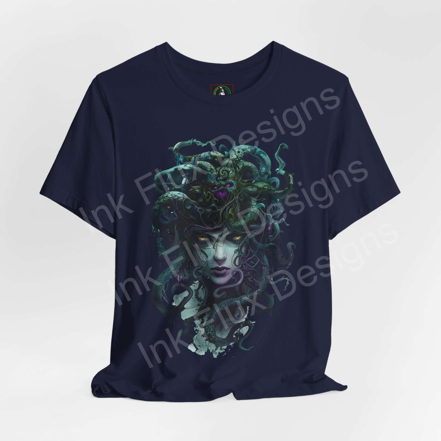 Abstract Medusa T-Shirt Graphic Tee