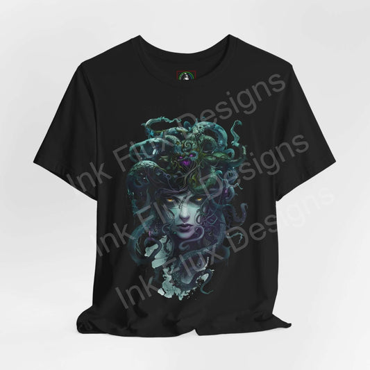 Abstract Medusa T-Shirt Graphic Tee