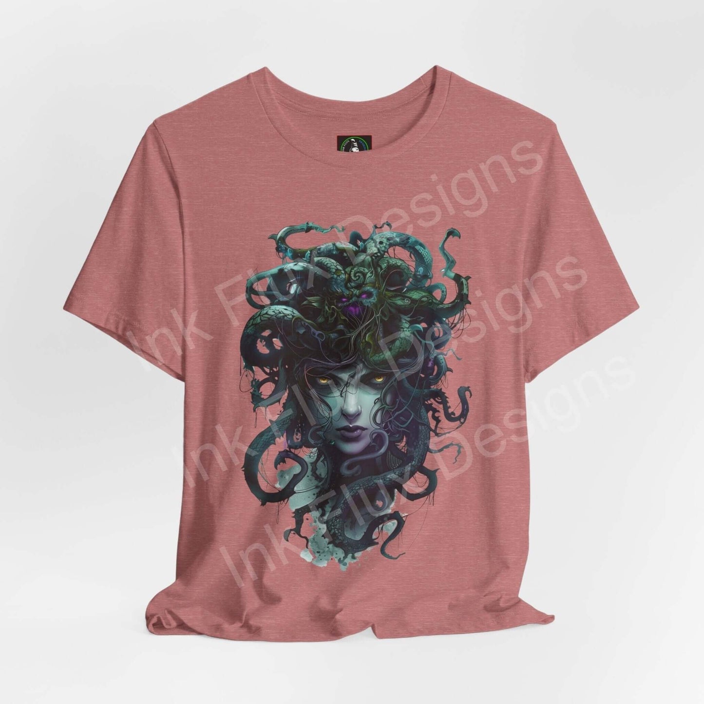 Abstract Medusa T-Shirt Graphic Tee