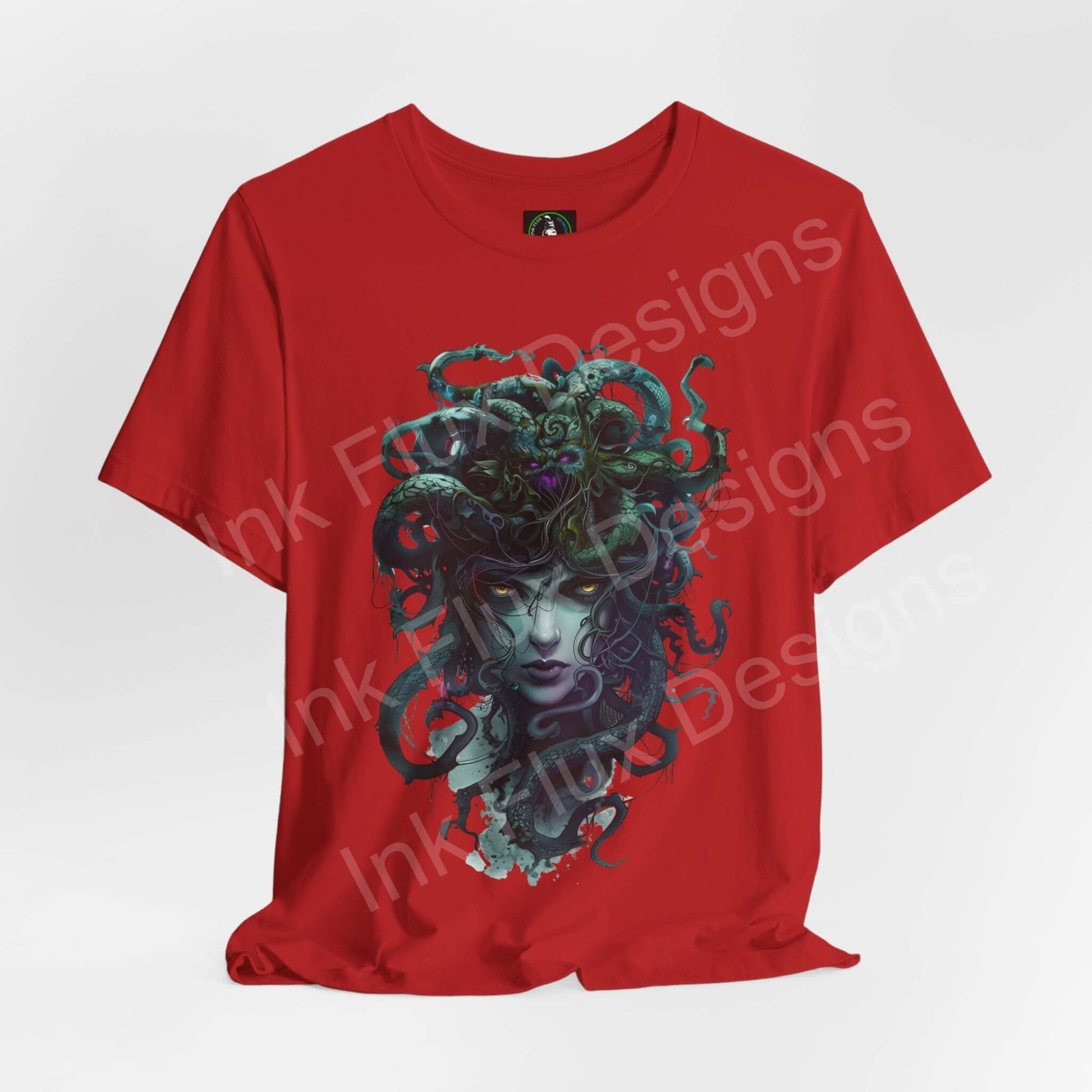 Abstract Medusa T-Shirt Graphic Tee