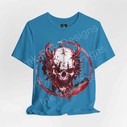 Raging Skull T-Shirt Graphic Tee