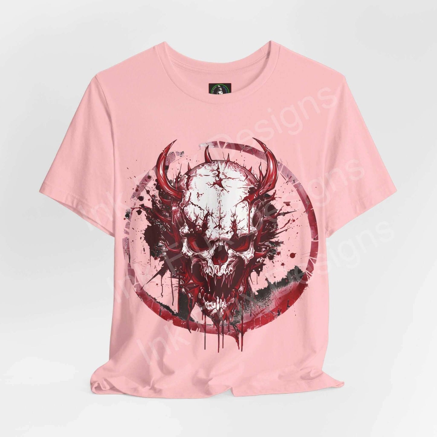Raging Skull T-Shirt Graphic Tee
