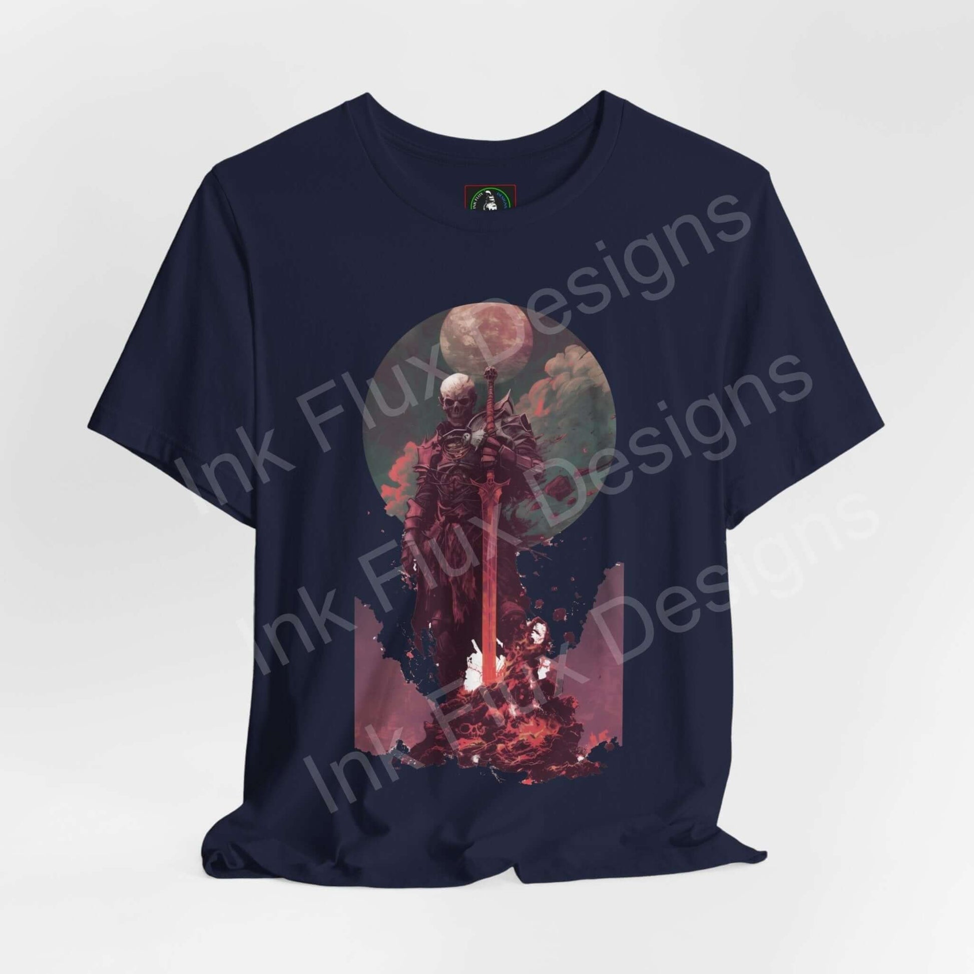 Skeleton Warrior T-Shirt Graphic Tee