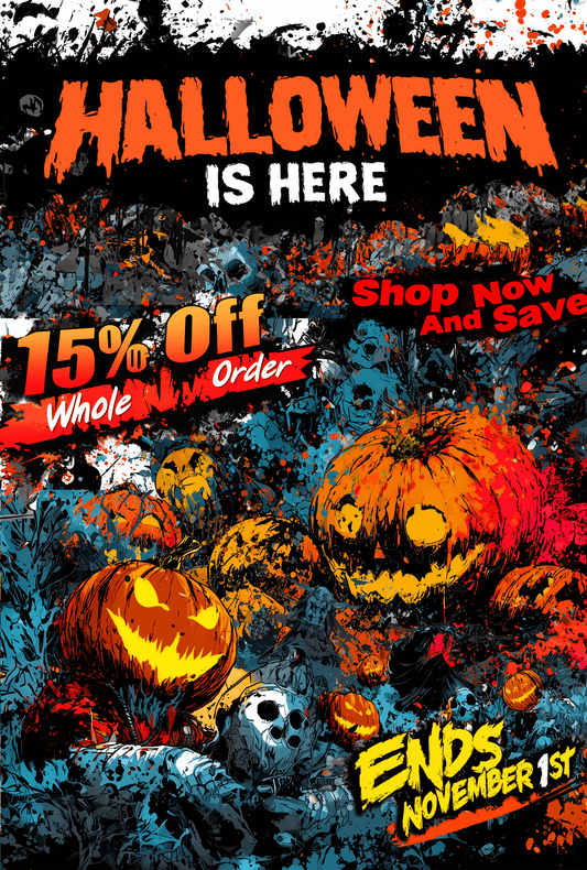 Halloween Sale: 15% Off the Whole Order (Ends Nov 1)