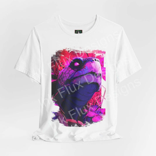 Spirit Animal T-Shirt featuring a radiant guardian turtle in vibrant colors and glowing design.