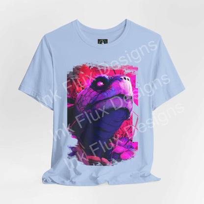 Spirit Animal T-Shirt featuring a radiant guardian turtle graphic in vibrant colors and glowing energy.