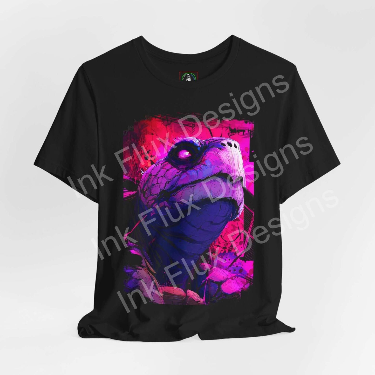 Spirit Animal T-Shirt featuring a vibrant and powerful Radiant Guardian Turtle graphic design.