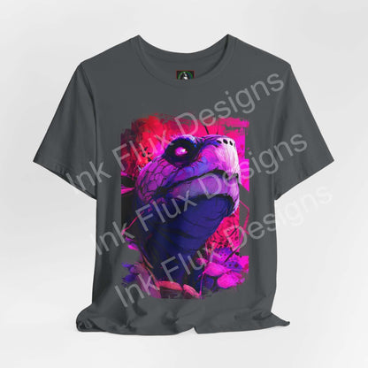 Spirit Animal T-Shirt featuring a vibrant Guardian Turtle graphic design in striking colors.