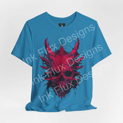Void fang Skulls & Bones T-Shirt featuring a Skull Graphic T-Shirt with aggressive non-human skull design.