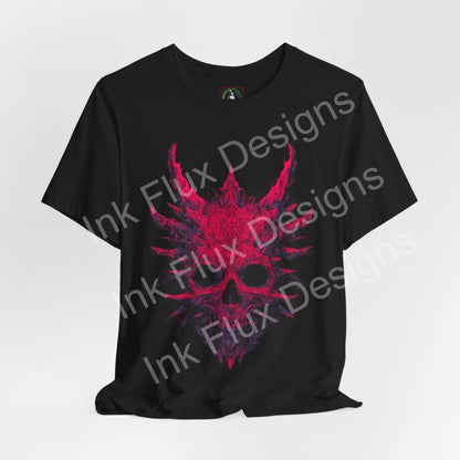 Void fang Skulls & Bones T-Shirt featuring a dark creature skull graphic design, showcasing the Skull Graphic T-Shirt.